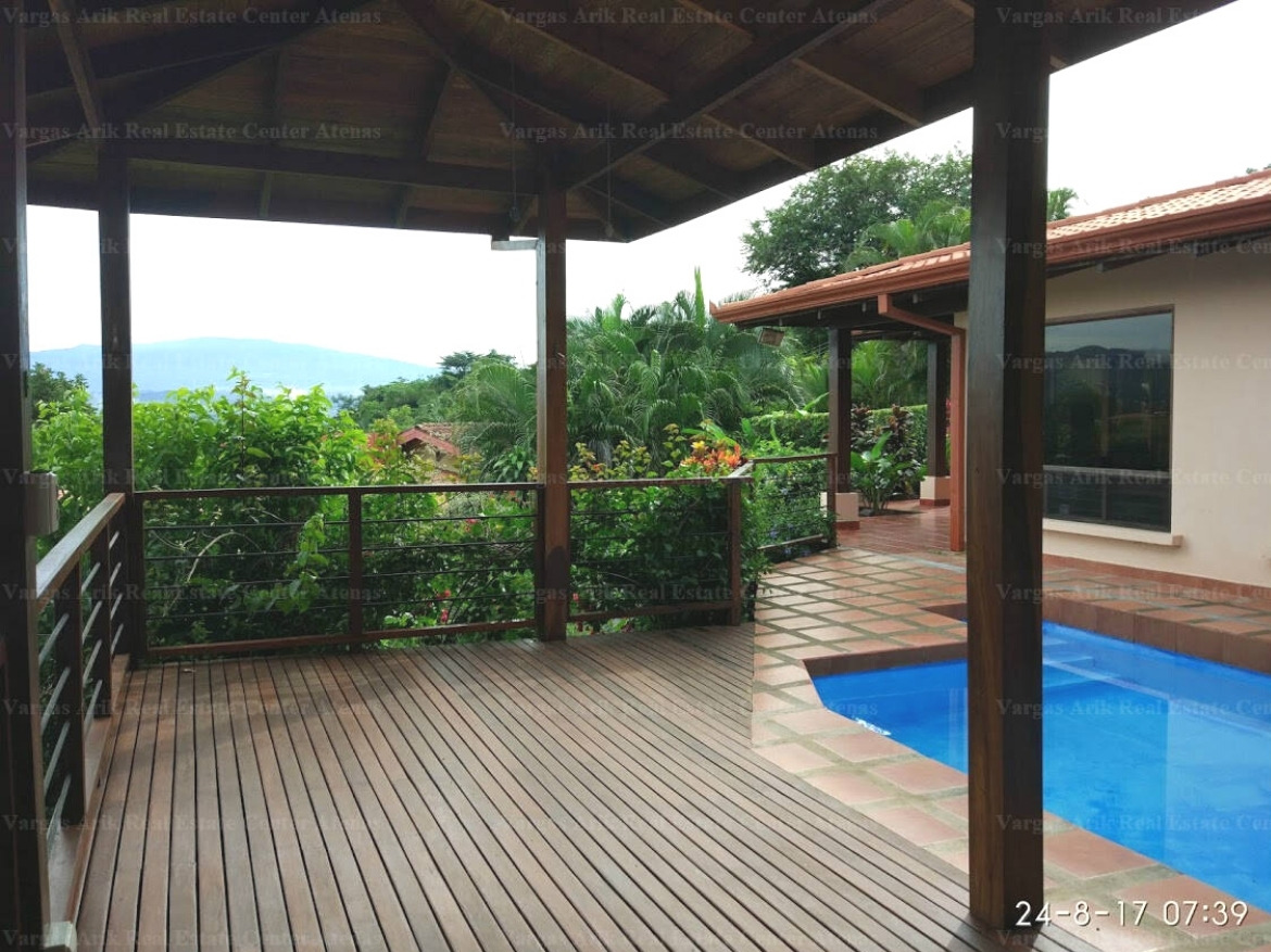 Beautiful 2 bedroom home available for short term rent in Atenas, Roca Verde - Pooldeck