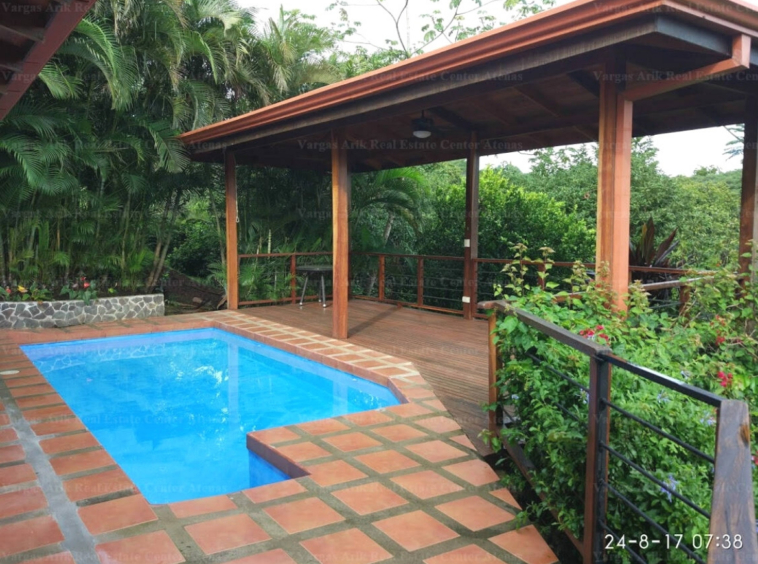 Beautiful 2 bedroom home available for short term rent in Atenas, Roca Verde - Pool