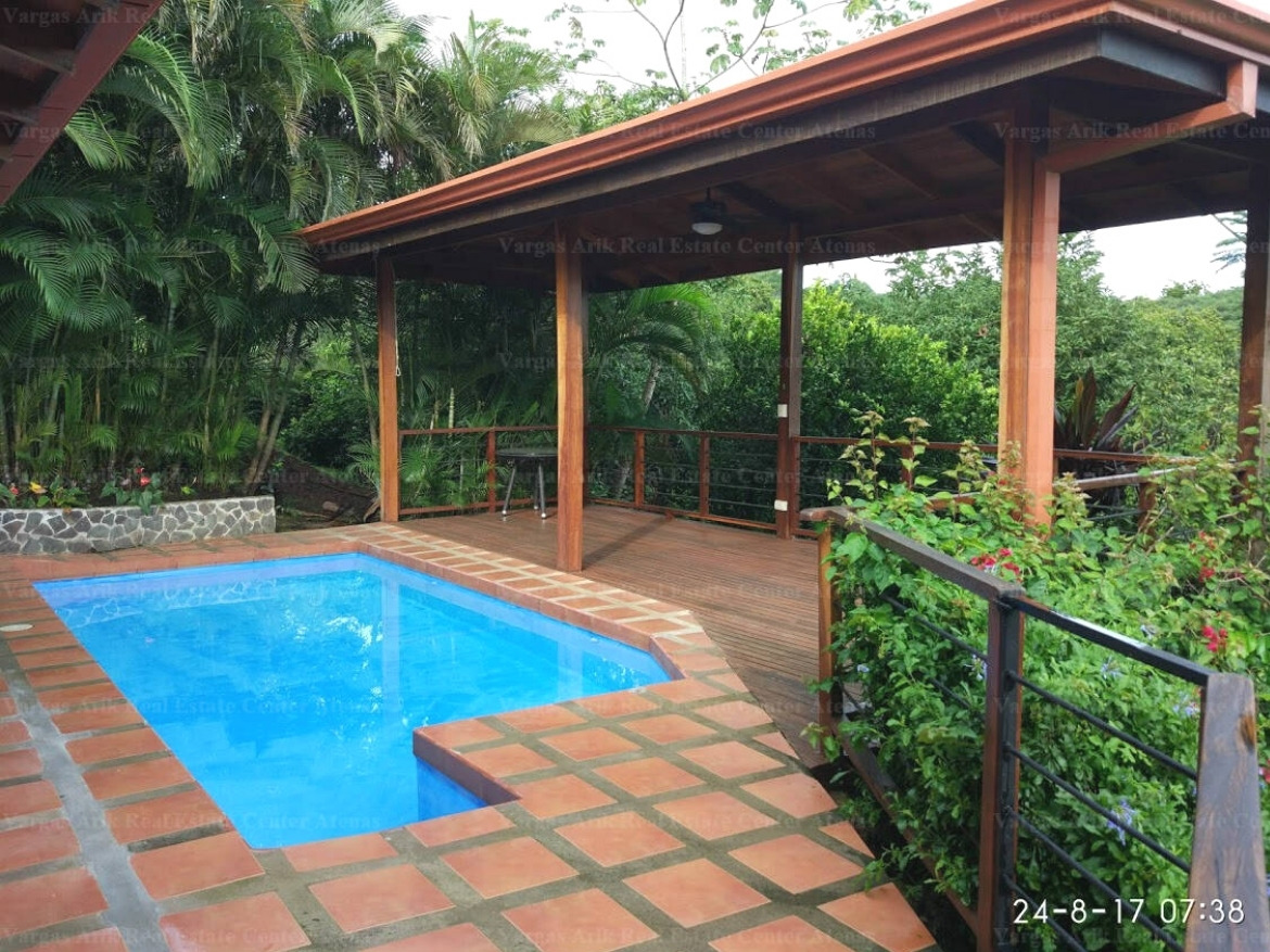 Beautiful 2 bedroom home available for short term rent in Atenas, Roca Verde - Pool