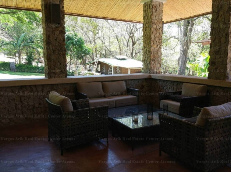 Luxury Atenas property with an exceptional pool and lots of building space - chillout area